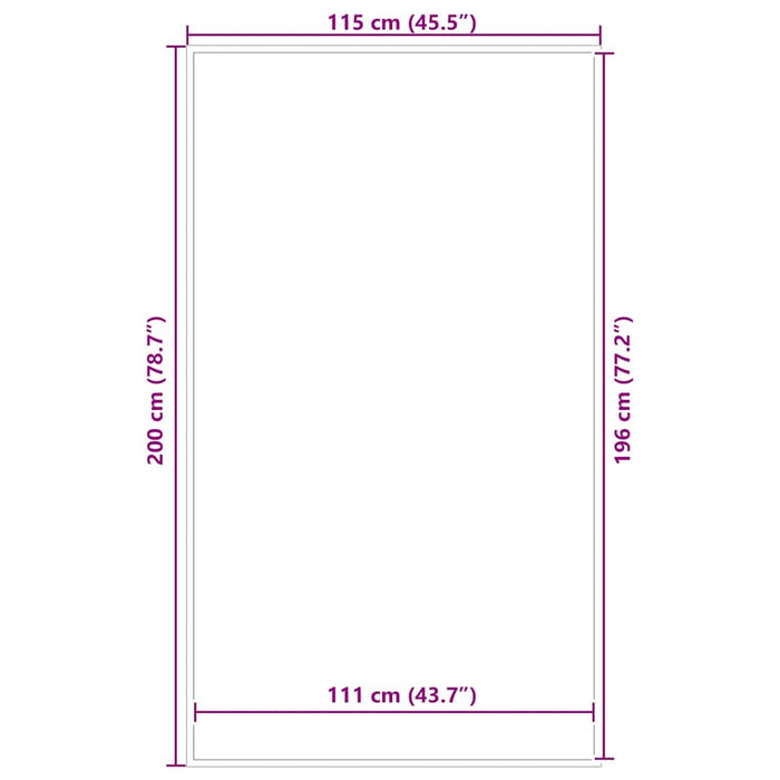 Preș gri 115x200 cm - WALTI WALTI