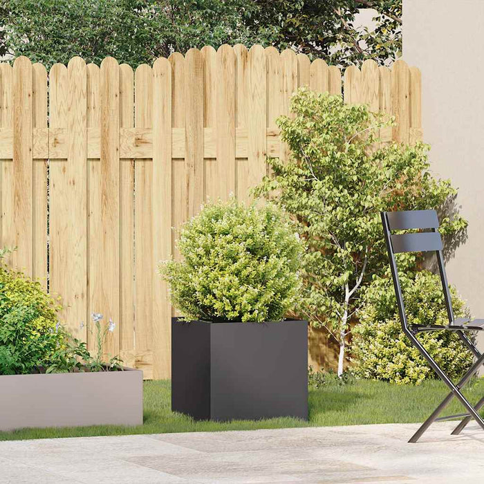Jardinier negru 40x40x40 cm Oțel laminat la rece - WALTI WALTI