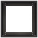 Jardinier negru 40x40x40 cm Oțel laminat la rece - WALTI WALTI
