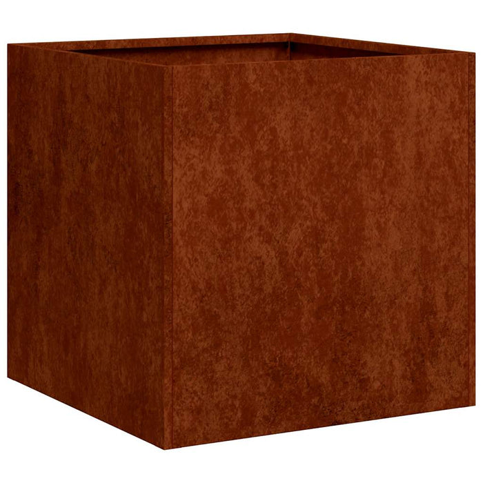 Jardinieră Rusty 40x40x40 cm Oțel pentru intemperii - WALTI WALTI