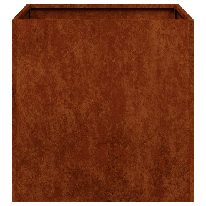 Jardinieră Rusty 40x40x40 cm Oțel pentru intemperii - WALTI WALTI