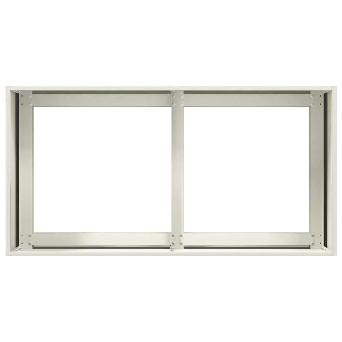 Jardinieră alb 80x40x40 cm Oțel laminat la rece - WALTI WALTI