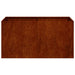 Jardinieră Rusty 80x40x40 cm Oțel pentru intemperii - WALTI WALTI