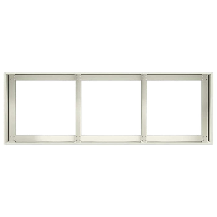 Jardinier alb 120x40x40 cm Oțel laminat la rece - WALTI WALTI