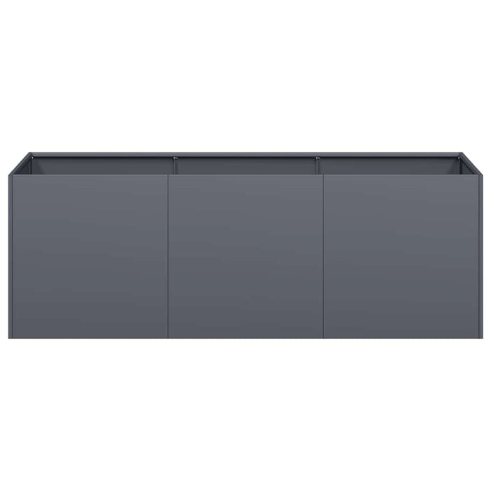Jardinieră antracit 120x40x40 cm oțel laminat la rece - WALTI WALTI