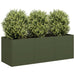 Jardinieră verde măsline 120x40x40 cm oțel laminat la rece - WALTI WALTI