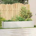 Jardinier alb 200x40x40 cm Oțel laminat la rece - WALTI WALTI