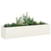 Jardinier alb 200x40x40 cm Oțel laminat la rece - WALTI WALTI