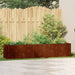 Jardinieră Rusty 200x40x40 cm Oțel pentru intemperii - WALTI WALTI