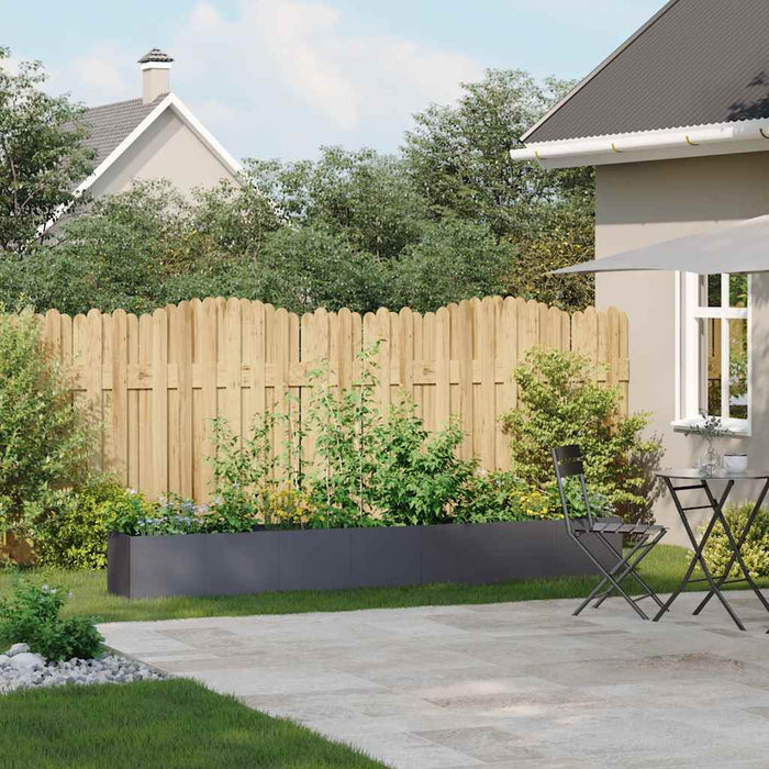 Jardinieră Antracit 280x40x40 cm Oțel laminat la rece - WALTI WALTI