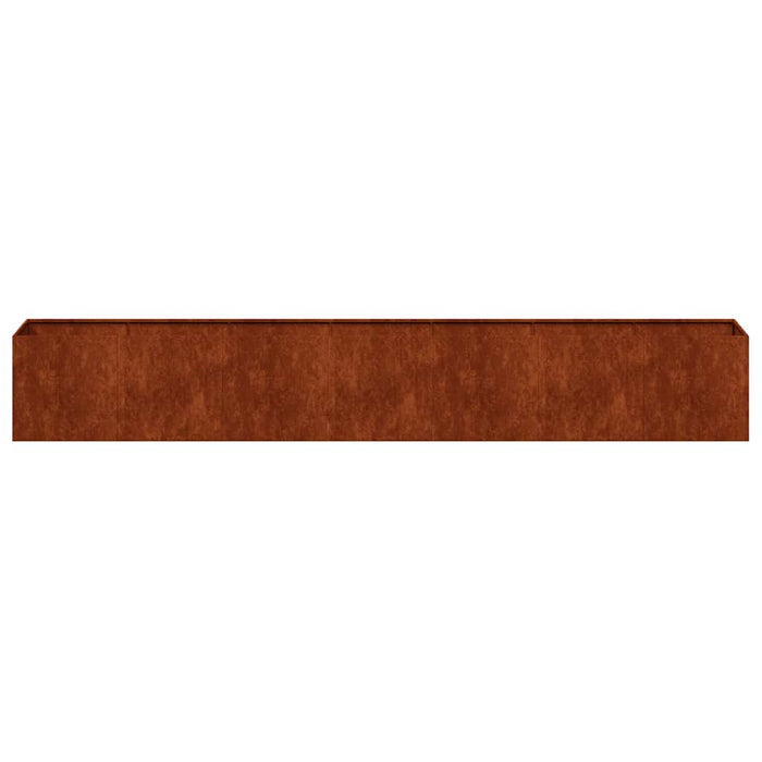 Jardinieră Rusty 280x40x40 cm Oțel pentru intemperii - WALTI WALTI