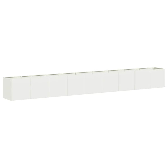 Jardinier alb 360x40x40 cm Oțel laminat la rece - WALTI WALTI