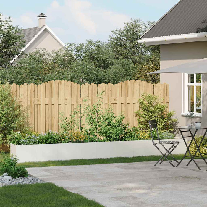 Jardinier alb 360x40x40 cm Oțel laminat la rece - WALTI WALTI