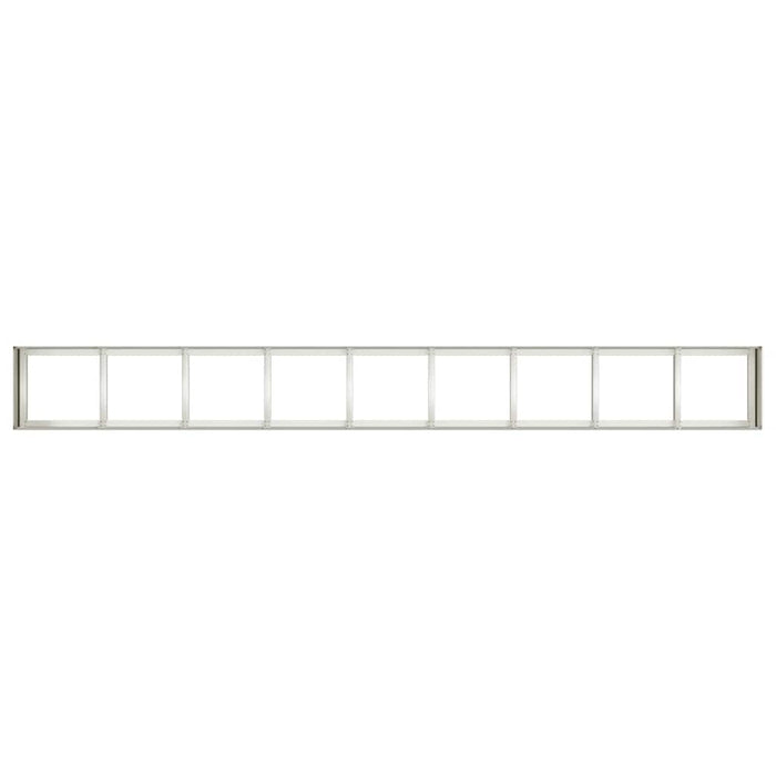 Jardinier alb 360x40x40 cm Oțel laminat la rece - WALTI WALTI