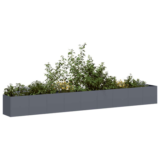 Jardinieră Antracit 360x40x40 cm Oțel laminat la rece - WALTI WALTI