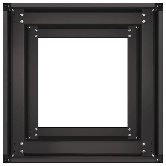 Jardinier negru 40x40x80 cm Oțel laminat la rece - WALTI WALTI