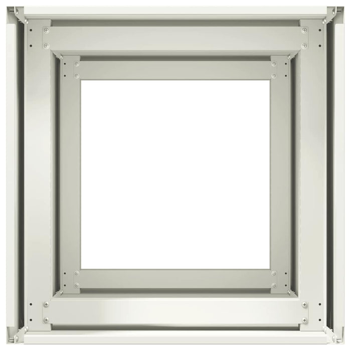 Jardinieră alb 40x40x80 cm Oțel laminat la rece - WALTI WALTI