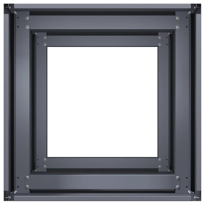 Jardinieră Antracit 40x40x80 cm Oțel laminat la rece - WALTI WALTI
