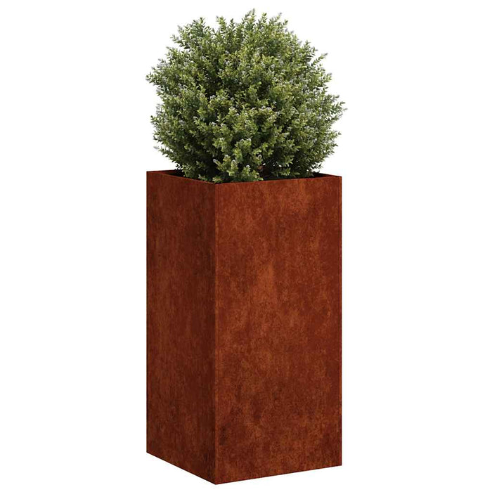 Jardinieră Rusty 40x40x80 cm Oțel pentru intemperii - WALTI WALTI