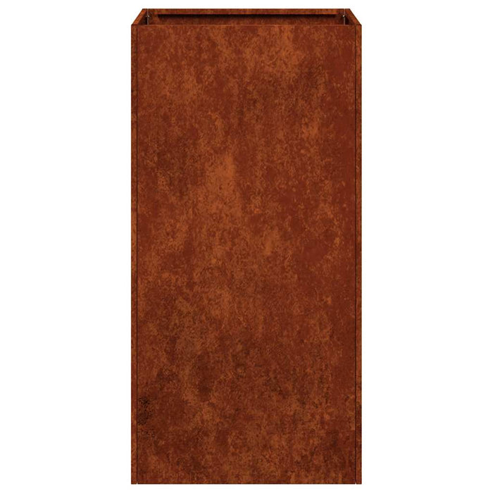 Jardinieră Rusty 40x40x80 cm Oțel pentru intemperii - WALTI WALTI