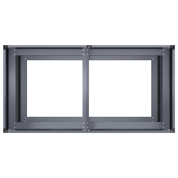 Jardinieră Antracit 80x40x80 cm Oțel laminat la rece - WALTI WALTI