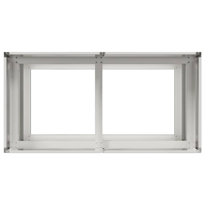 Jardinieră 80x40x80 cm oțel inoxidabil WALTI