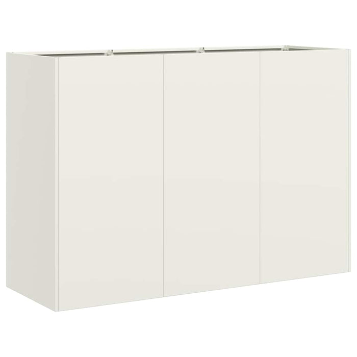 Jardinier alb 120x40x80 cm Oțel laminat la rece - WALTI WALTI