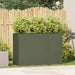 Jardinieră verde măsline 120x40x80 cm oțel laminat la rece - WALTI WALTI