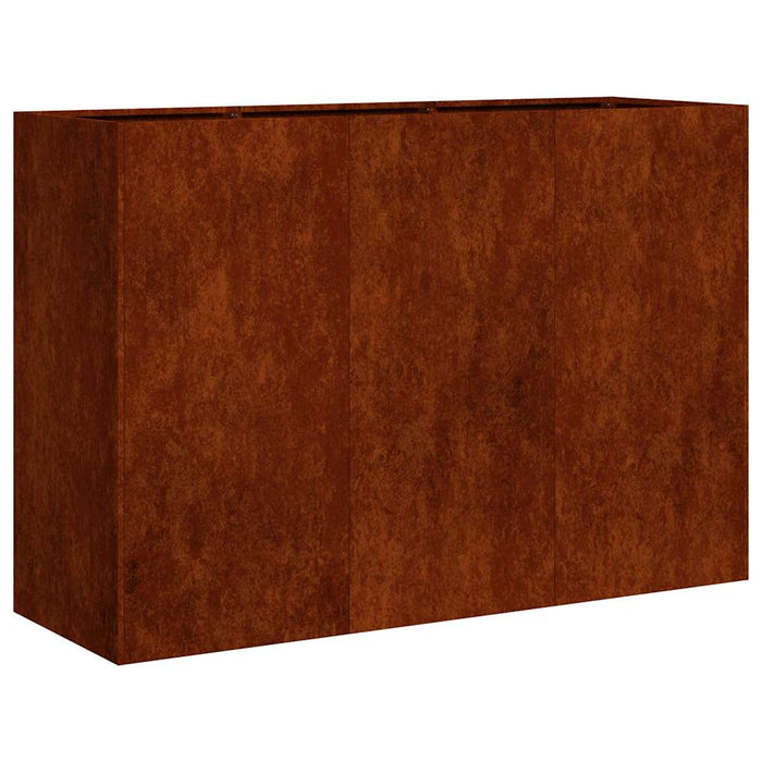 Jardinieră Rusty 120x40x80 cm Oțel pentru intemperii - WALTI WALTI