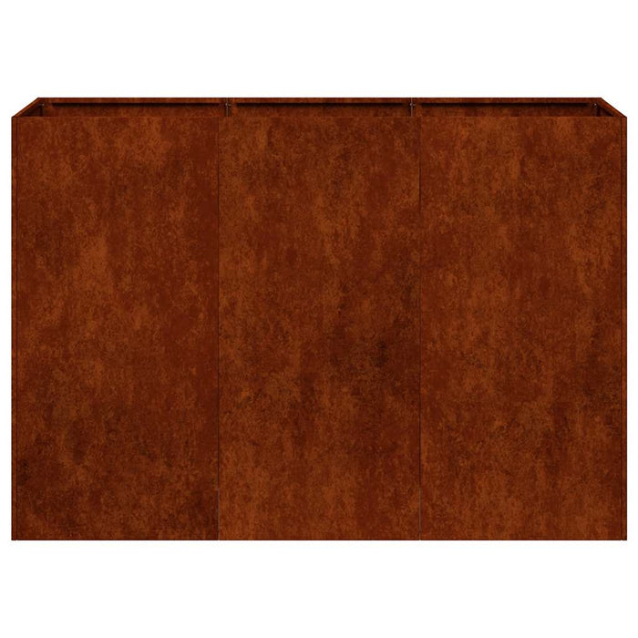 Jardinieră Rusty 120x40x80 cm Oțel pentru intemperii - WALTI WALTI