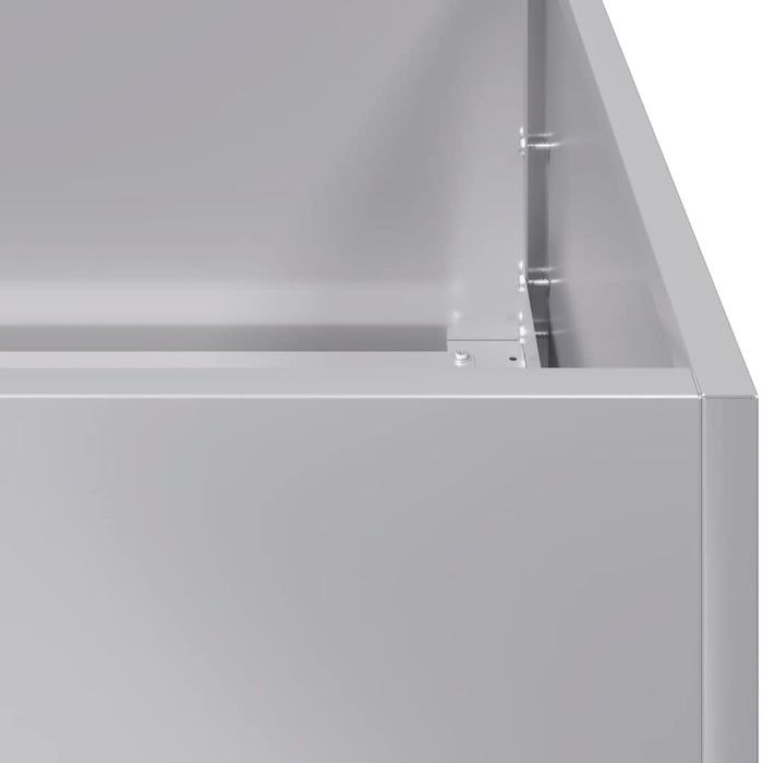 Jardinieră 200x40x80 cm oțel galvanizat - WALTI WALTI