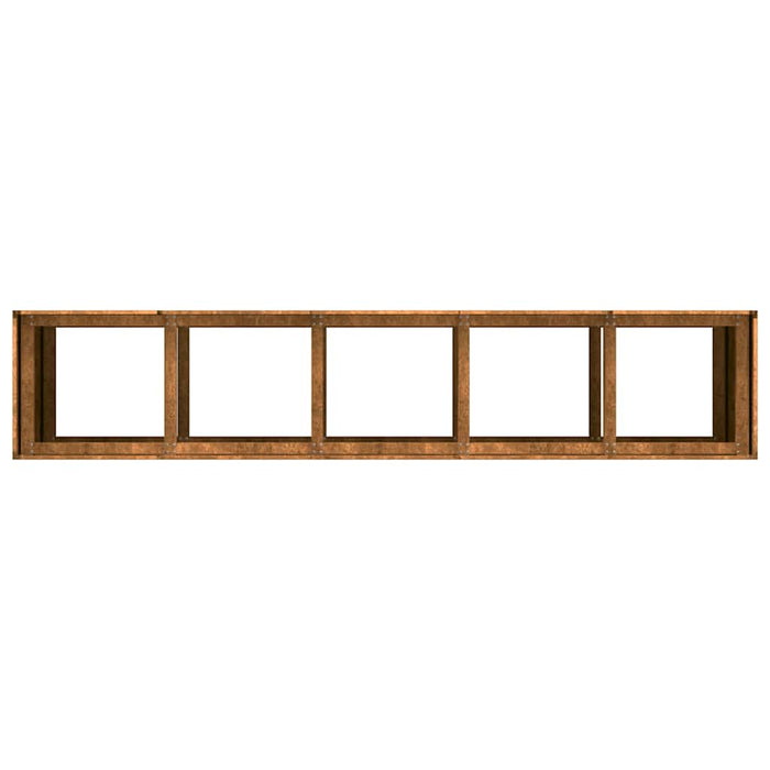 Jardinieră Rusty 200x40x80 cm Oțel pentru intemperii - WALTI WALTI