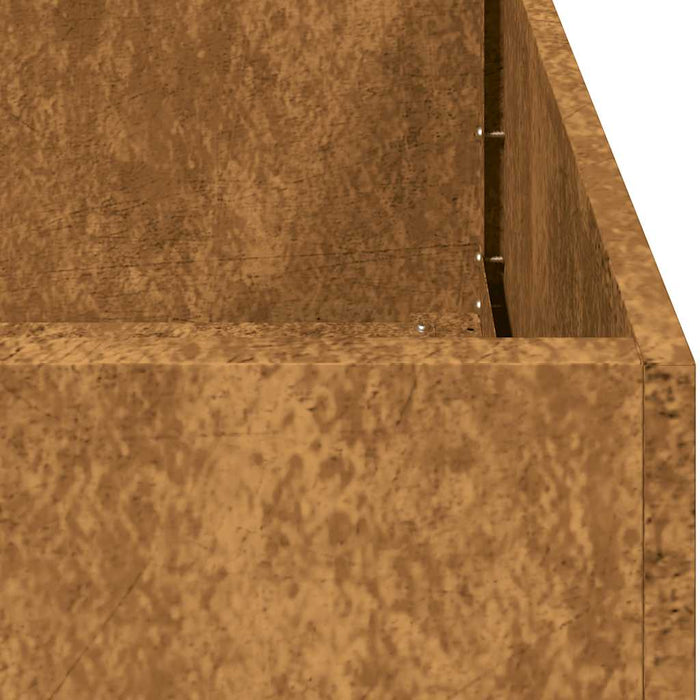 Jardinieră Rusty 200x40x80 cm Oțel pentru intemperii - WALTI WALTI