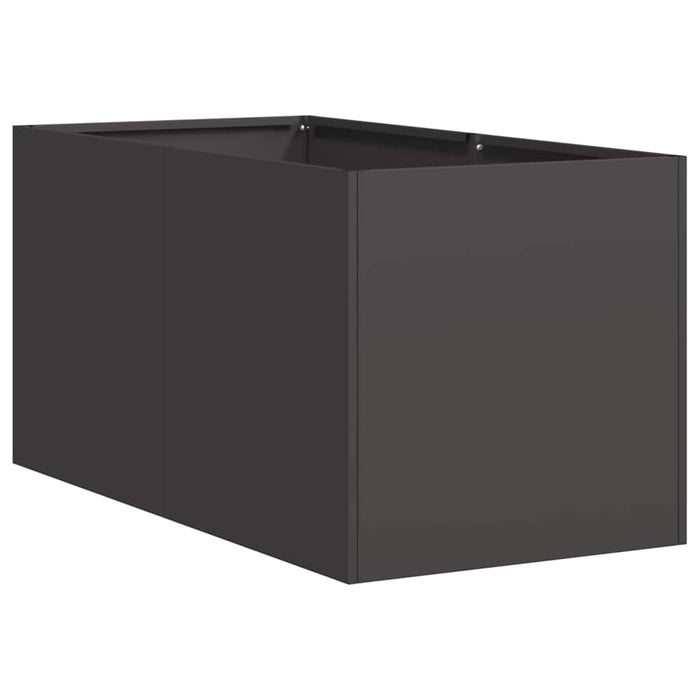 Jardinier negru 40x80x40 cm Oțel laminat la rece - WALTI WALTI