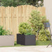 Jardinier negru 40x80x40 cm Oțel laminat la rece - WALTI WALTI
