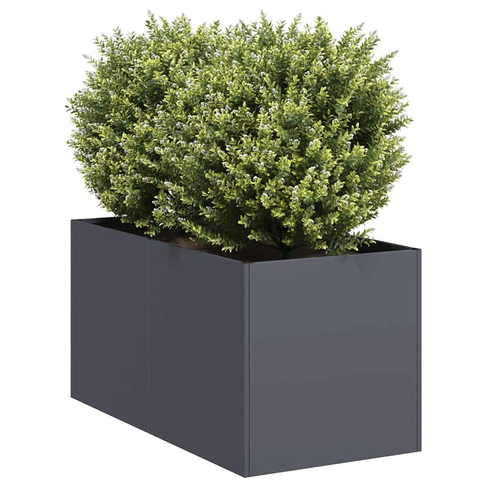 Jardinieră Antracit 40x80x40 cm Oțel laminat la rece - WALTI WALTI