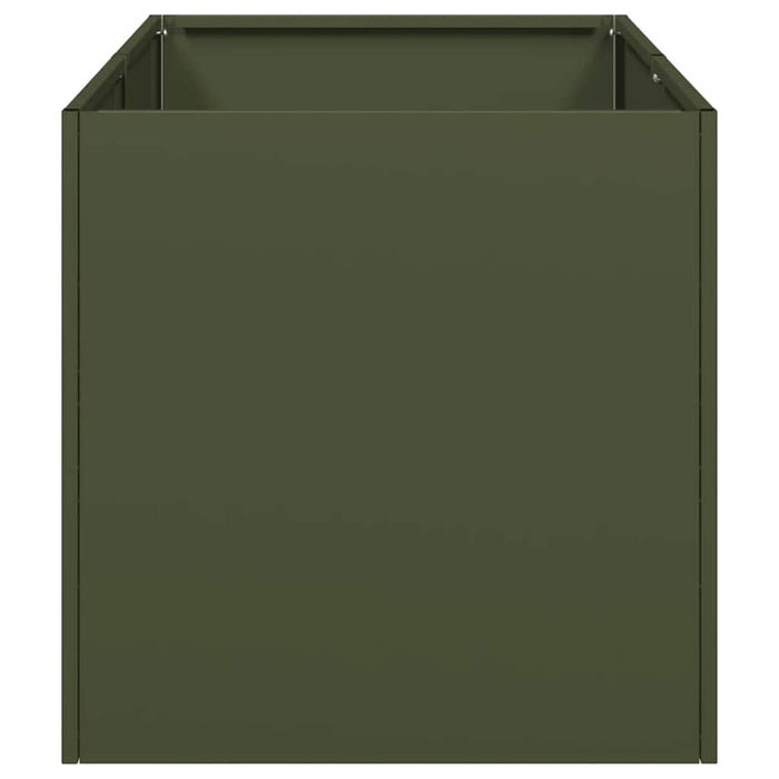 Jardinieră verde măsline 40x80x40 cm oțel laminat la rece - WALTI WALTI