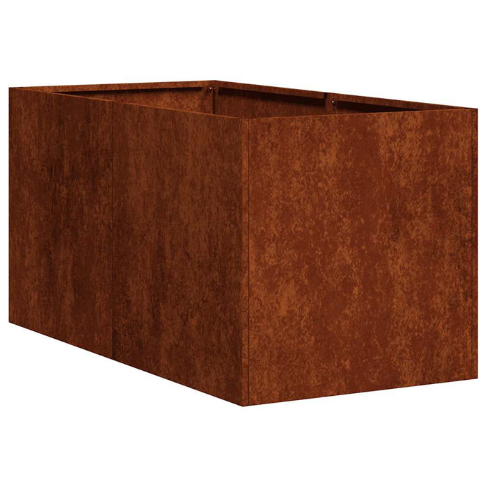 Jardinieră Rusty 40x80x40 cm Oțel pentru intemperii - WALTI WALTI
