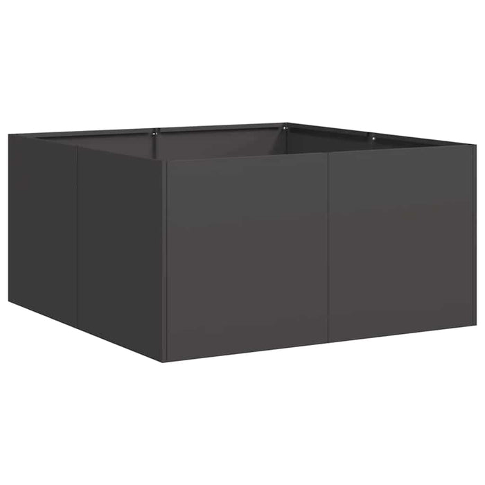 Jardinier negru 80x80x40 cm Oțel laminat la rece - WALTI WALTI