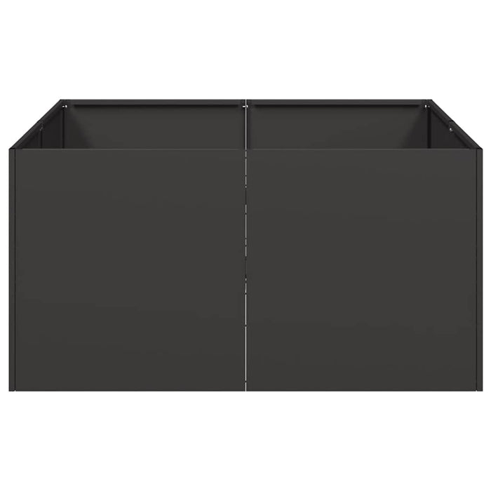 Jardinier negru 80x80x40 cm Oțel laminat la rece - WALTI WALTI