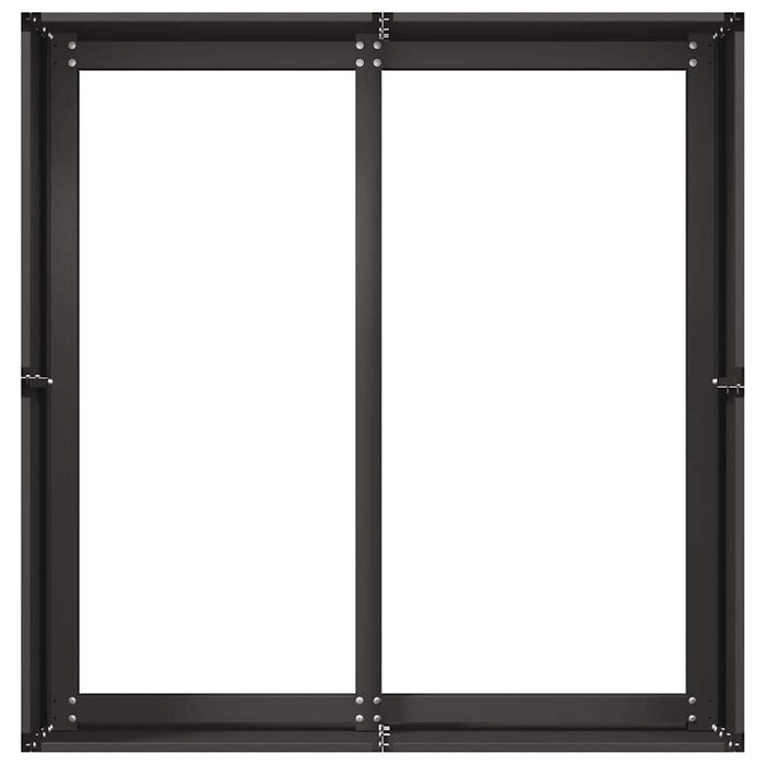 Jardinier negru 80x80x40 cm Oțel laminat la rece - WALTI WALTI