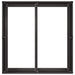 Jardinier negru 80x80x40 cm Oțel laminat la rece - WALTI WALTI