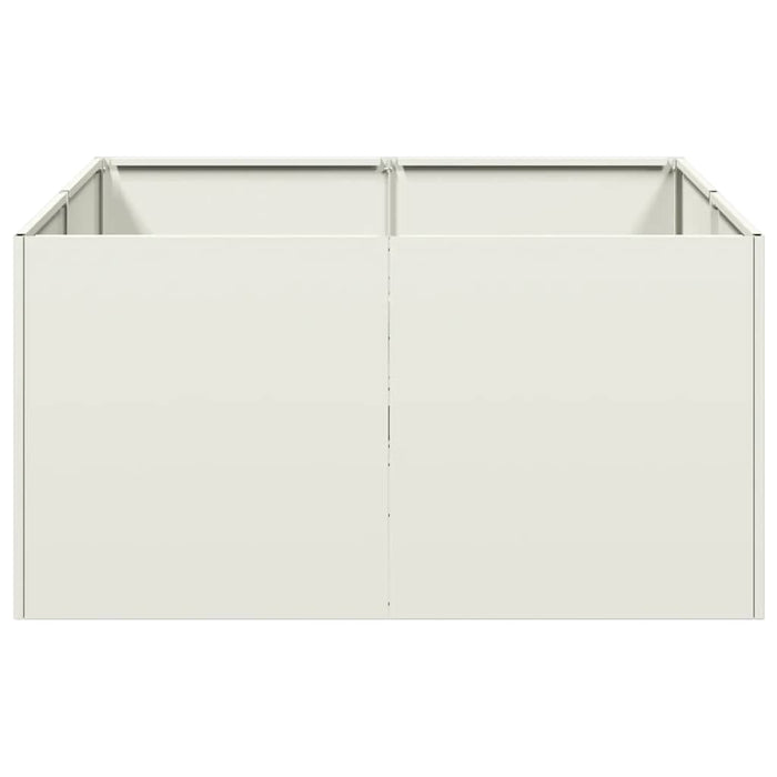 Jardinieră alb 80x80x40 cm Oțel laminat la rece - WALTI WALTI