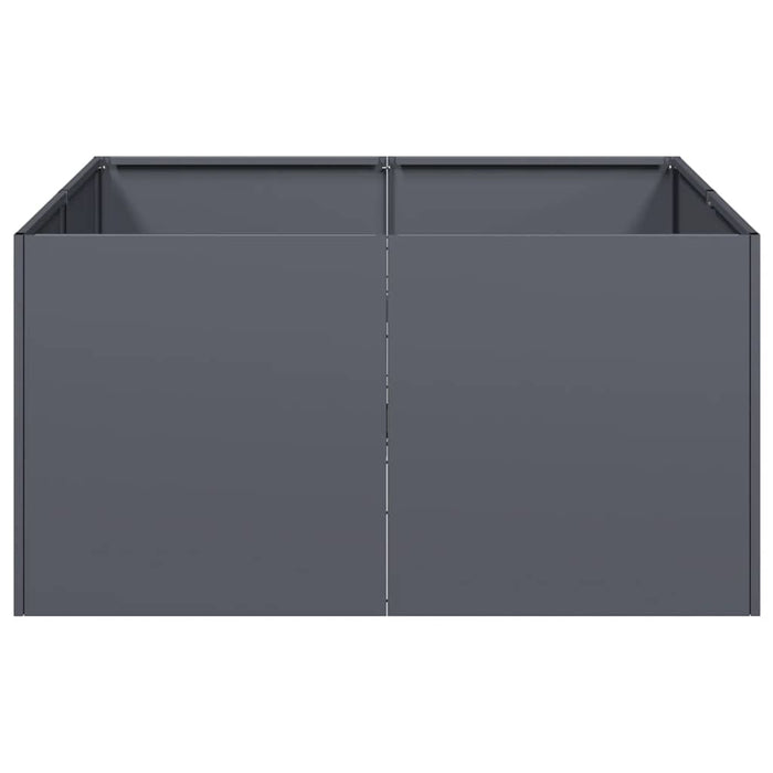 Jardinieră Antracit 80x80x40 cm Oțel laminat la rece - WALTI WALTI