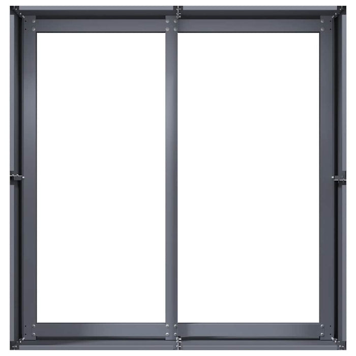 Jardinieră Antracit 80x80x40 cm Oțel laminat la rece - WALTI WALTI