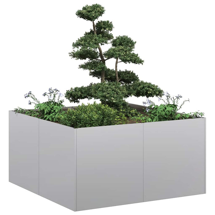 Jardinieră 80x80x40 cm oțel galvanizat - WALTI WALTI