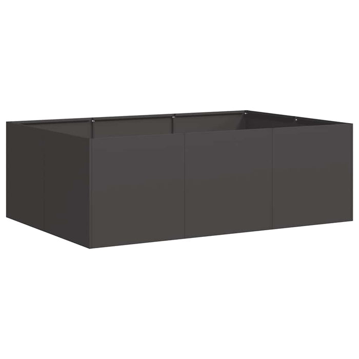 Jardinier negru 120x80x40 cm Oțel - WALTI WALTI