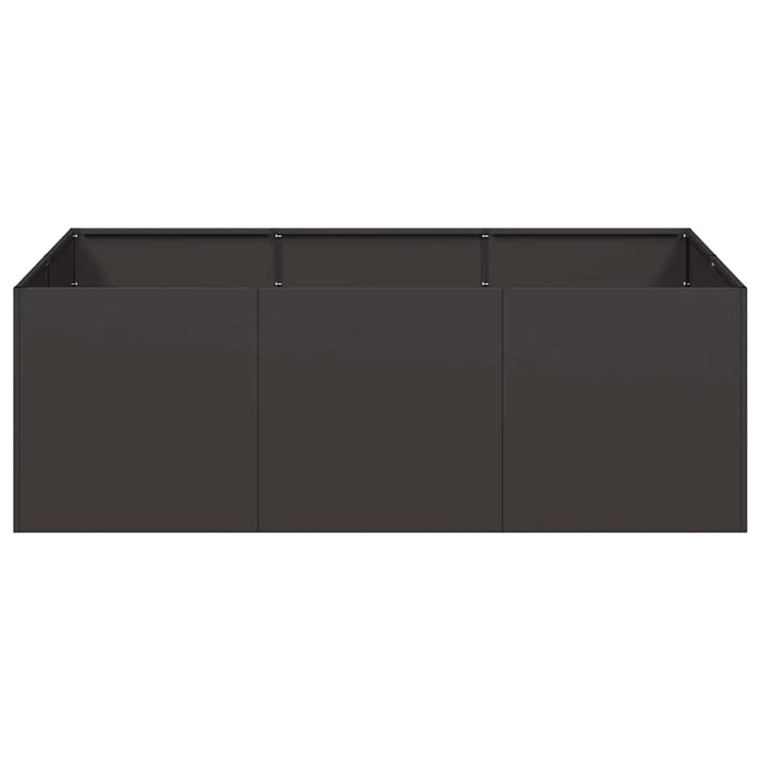 Jardinier negru 120x80x40 cm Oțel - WALTI WALTI