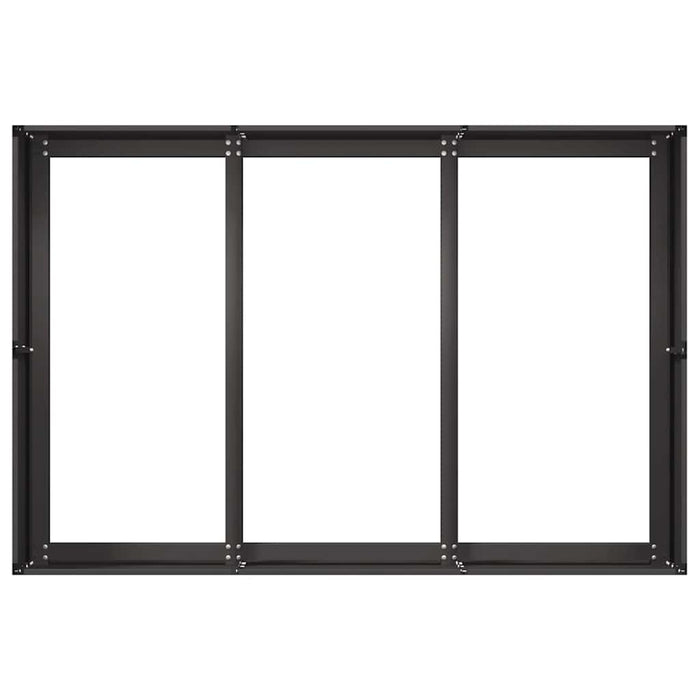 Jardinier negru 120x80x40 cm Oțel - WALTI WALTI