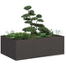 Jardinier negru 120x80x40 cm Oțel - WALTI WALTI